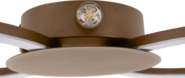 Eglo 902127 - LED стенен аплик VENTICELLO LED/20W/230V + LED/0,91W бежов