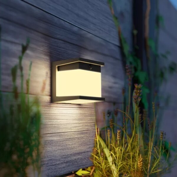 Philips - LED соларен стенен осветител със сензор DIARA LED/3,8W/3,7V 800 mAh IP44
