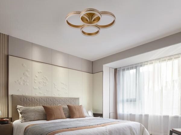LED димируема плафонна люстра LED/150W/230V 3000-6500K + дистанционно управление