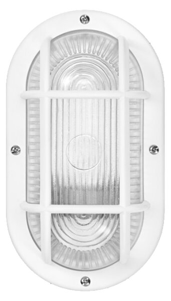 Osram - Външно стенно осветително тяло BULKHEAD 1xE27/10W/230V IP54 бяло