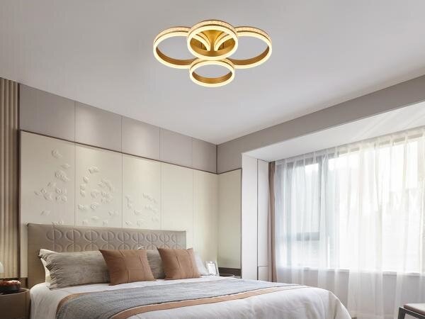 LED димируема плафонна люстра LED/150W/230V 3000-6500K + дистанционно управление
