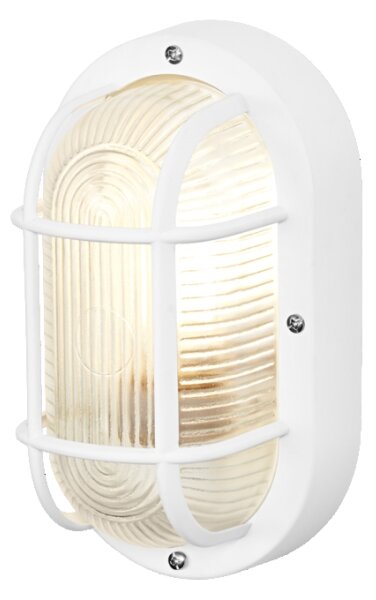 Osram - Външно стенно осветително тяло BULKHEAD 1xE27/10W/230V IP54 бяло