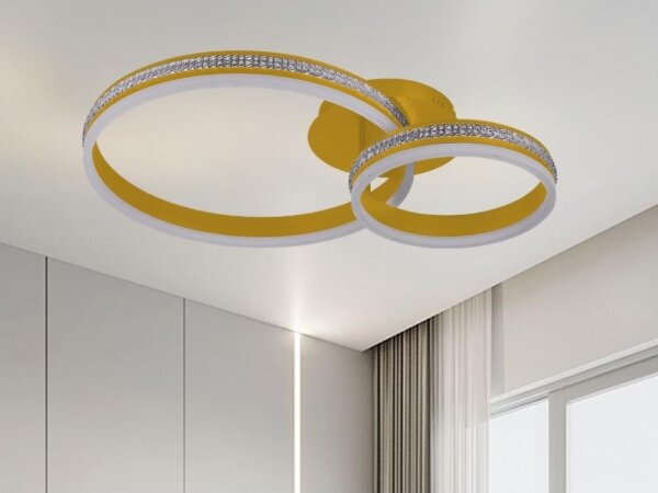 LED полилей за повърхностен монтаж с димираща функция LED/110W/230V 3000-6500K + дистанционно управление
