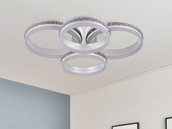 LED димируем повърхностно монтиран полилей LED/150W/230V 3000-6500K + дистанционно управление