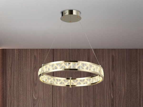 Димируем LED полилей с кабелно окачване ENRIQUE LED/40W/230V 3000-6000K +дистанционно управление