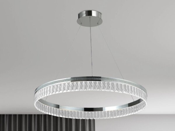 LED димируем кристален полилей на кабел THALIA LED/55W/230V 3000-6000K + дистанционно управление