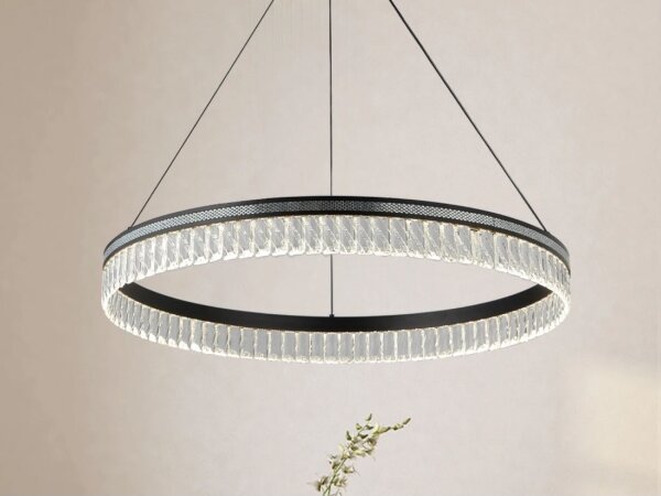 LED димируем кристален полилей на кабел THALIA LED/55W/230V 3000-6000K + с дистанционно управление