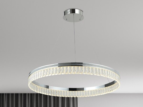 LED димируем кристален полилей на кабел THALIA LED/55W/230V 3000-6000K + дистанционно управление