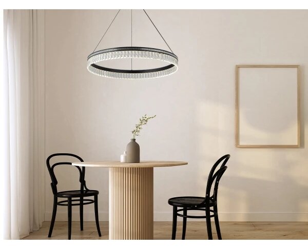 LED димируем кристален полилей на кабел THALIA LED/55W/230V 3000-6000K + с дистанционно управление
