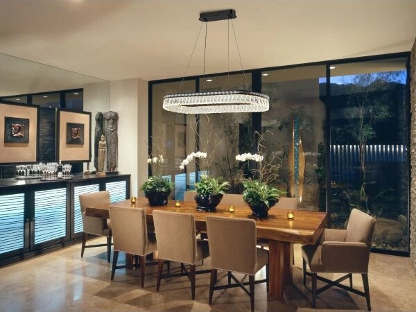 LED димируем кристален полилей на кабел THALIA LED/50W/230V 3000-6000K + дистанционно управление