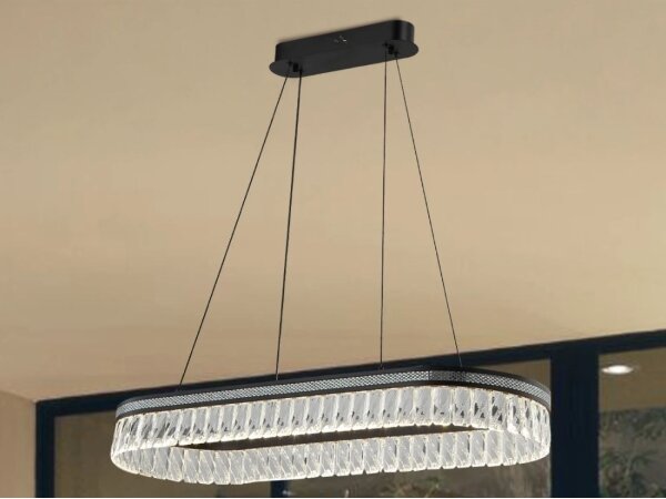 LED димируем кристален полилей на кабел THALIA LED/50W/230V 3000-6000K + дистанционно управление