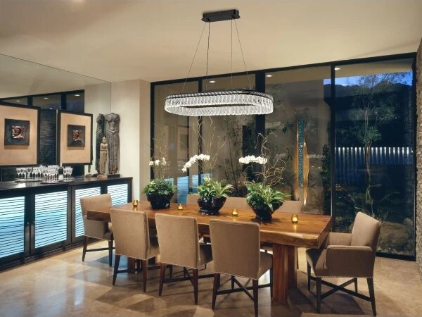 LED димируем кристален полилей на кабел THALIA LED/50W/230V 3000-6000K + дистанционно управление