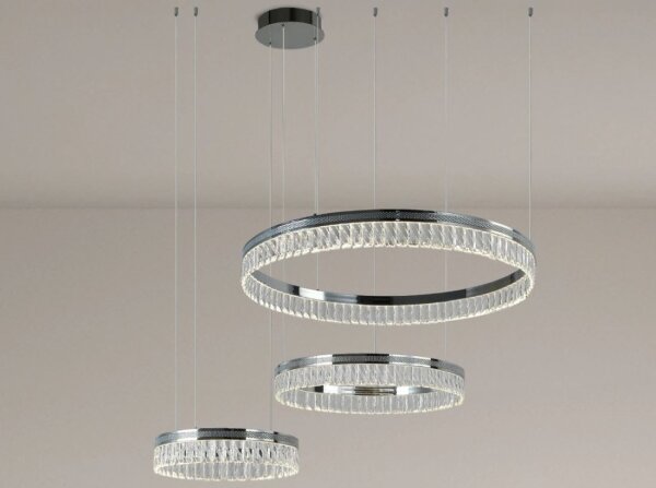 LED димируем кристален полилей на кабел THALIA LED/120W/230V 3000-6000K + дистанционно управление
