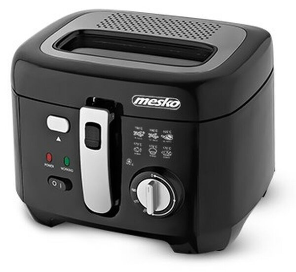 Въздушен фритюрник Adler MS 4908 Черен Сив 1800 W 2,5 L