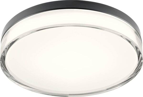 Redo 01-3736 - LED Плафониера FRISBI LED/18W/230V 3000/4000K IP44 черен