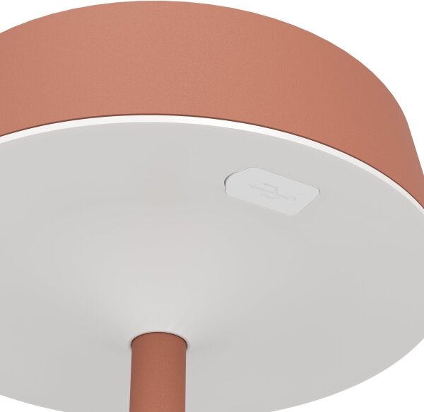 Eglo 75879-LED Настолна соларно-презареждаема лампа SIMERI LED/3W/5V 1800mAh IP44 оранжева