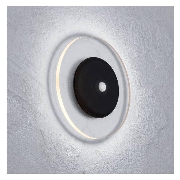 Eglo 75884 - LED RGBW стенен осветител с димиране и вграден сензор TREPELLA LED/5V, черен, с дистанционно управление