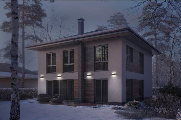 Osram - LED Соларно стеннo осветително тяло ENDURA STYLE LED/7,1W/4,2V 2000 mAh IP44 антрацит