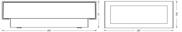 Osram - Външно стенно осветително тяло ENDURA STYLE LED/10W/230V IP54 антрацит