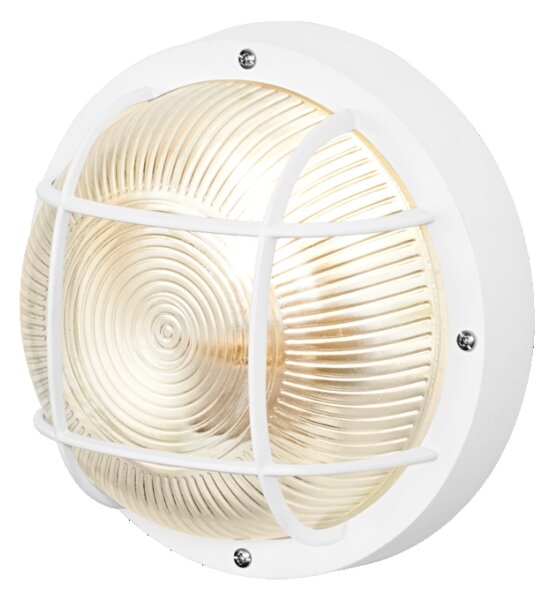 Osram - Външна стенна лампа BULKHEAD 1xE27/10W/230V Ø 19 см IP54 бяло