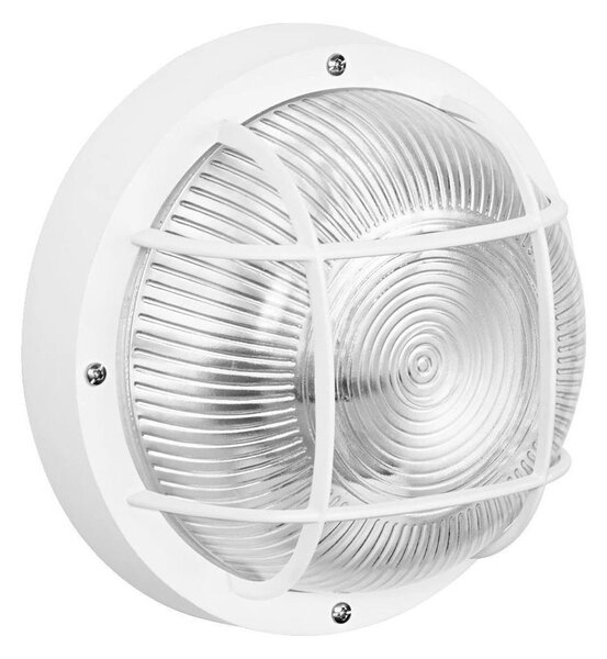 Osram - Външна стенна лампа BULKHEAD 1xE27/10W/230V Ø 19 см IP54 бяло