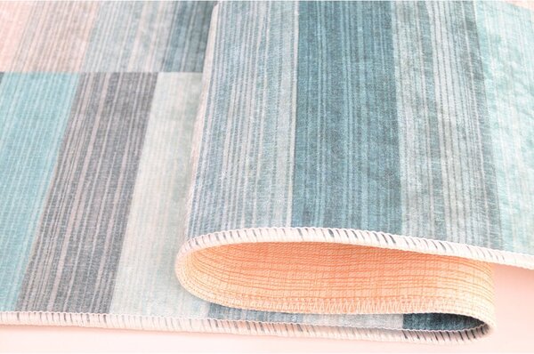 Син килим подходящ за пране 50x80 cm Hali – Vitaus