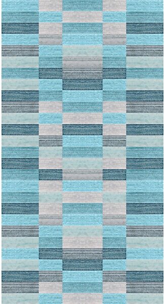 Син килим подходящ за пране 50x80 cm Hali – Vitaus