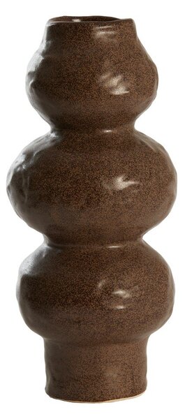 Кафява керамична ваза (височина 33,5 cm) Rogano – Light & Living
