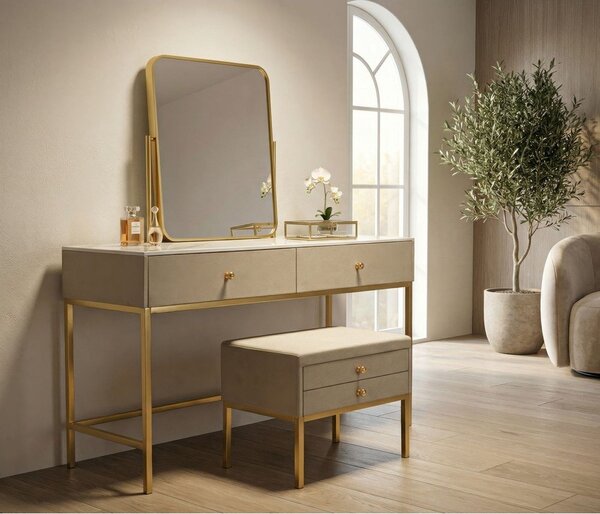 Тоалетка от масивен бор 45x120 cm Luxury – Mauro Ferretti