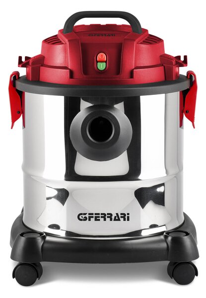 Прахосмукачка мокро & сухо G3Ferrari FUSTO RED, 20л, 1000W, инокс
