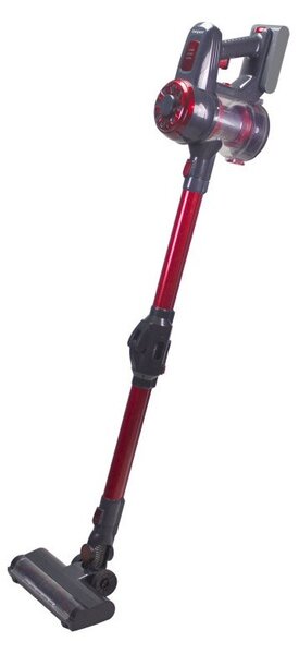 Безжична прахосмукачка Beper P202ASP100, 120W, 0.500L, 3в1, Чупещо се рамо, LED, Червен