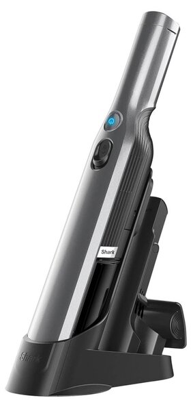 Ръчна прахосмукачка Shark WV200EU, 115W, Четка за животни, Автономия 8 мин, HEPA, Сив