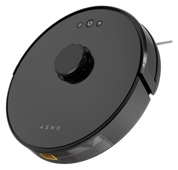 Прахосмукачка-робот Aeno RC3S ARC0003S, Smart, 3000 mAh, 2500Pa, 150 m2, Гласови команди, Сухо и мокро почистване, Картографиране, График на почистване, Турбо, Черен