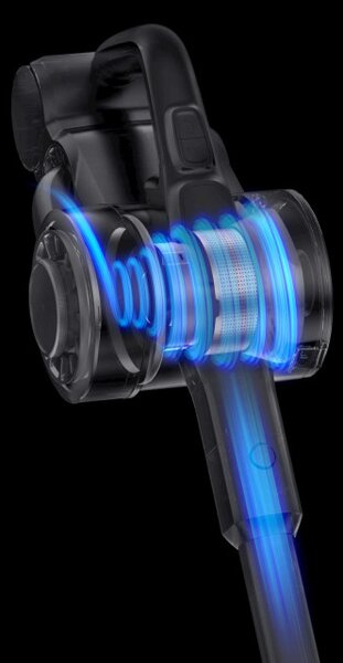 Вертикална прахосмукачка JIMMY H9 Flex, 600W, 200 AW, 0.6 л, Сгъваема, Автономност 80 минути, LED дисплей, Двойна Cyclon технология, Червен/сив