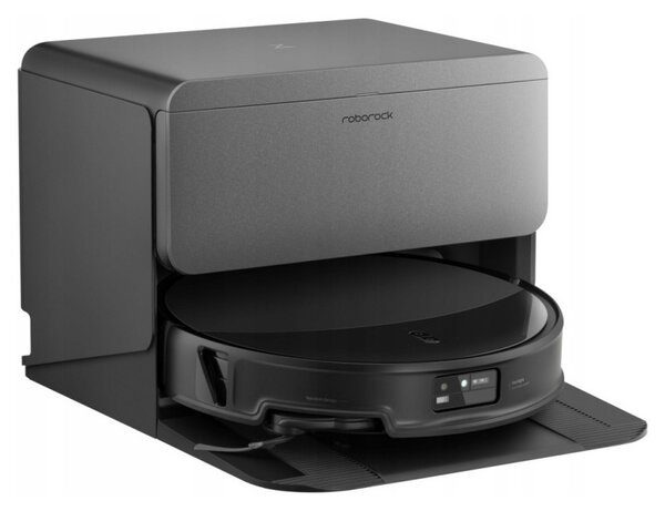 Прахосмукачка робот Roborock Saros 20 R&D, 65W, 36000 Pa, 259 мл/2.5 л, AdaptiLift 3.0, Автоматично пълнене и източване на водата, Автономия 200 мин, Черен