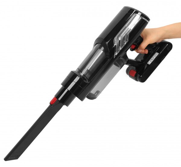Акумулаторна прахосмукачка Oliver Voltz OV51001Q, 250W, Li-ion 2200 mAh, 3 скорости, 0.6 l, 25 kPa, Сензорен екран, Черен