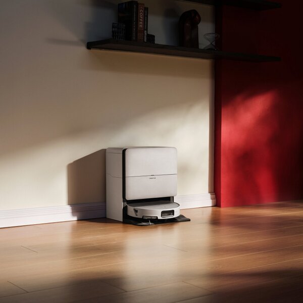Прахосмукачка робот Roborock Saros 20 Sonic Complete, 65W, 36000 Pa, 228 мл/2.7 л, AdaptiLift 3.0, RetractSense LiDAR с Reactive AI 3.0, Автономия 190 мин, Бял