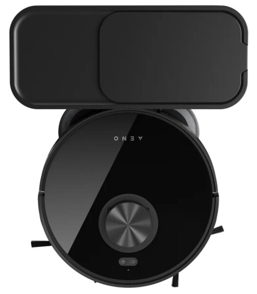 Прахосмукачка робот AENO ARC0005S, 4000Pa, 3000 mAh, 120 m2, Картографиране, Wi-Fi, Гласови команди, Автономия до 120 min, Черен