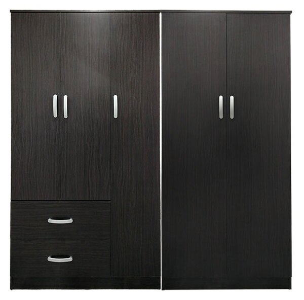 Гардероб с 5 врати, Athos I V21, венге, 170x42x180 см