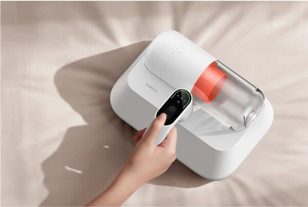 Прахосмукачка за акари и прах Xiaomi BHR8943EU Dust Mite Vacuum Cleaner Pro, 400W, 0.5 л, 3000/40000 rpm/min, 14 kPa, Cyclon, 4 степенна филтрация, LED дисплей, Бял