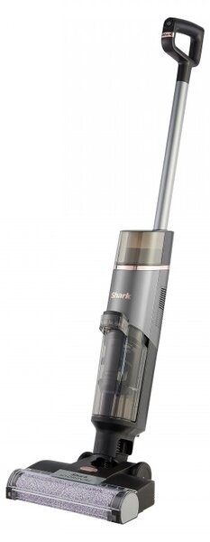 Вертикална прахосмукачка Shark HydroVac WD210EU, 170W, 0.5 л, 88 m2, Самопочистващ, Автономия 25 минути, Сив