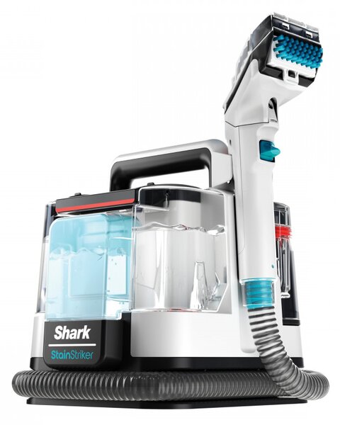 Прахосмукачка за петна Shark StainStriker PX200EUT, 450W, 0.72 л, Преносима, Гъвкав маркуч, 5 приставки, Бял