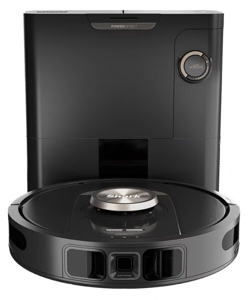 Прахосмукачка робот Shark PowerDetect RV2820VEEU, 650W, 0.3 л, 360 LiDAR, Автономия до 110 мин, DirtDetect, Черен