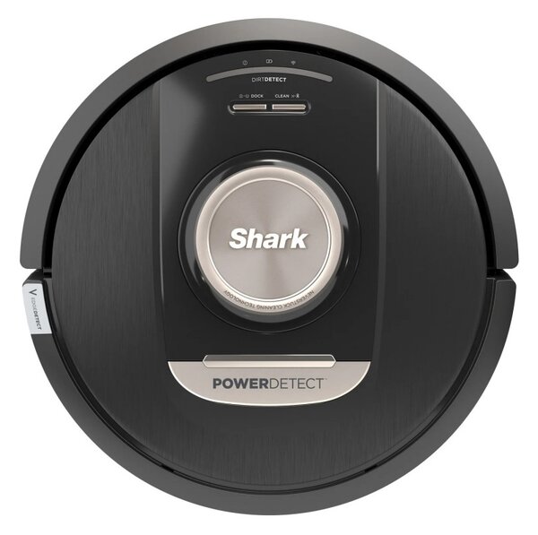 Прахосмукачка робот Shark PowerDetect RV2820VEEU, 650W, 0.3 л, 360 LiDAR, Автономия до 110 мин, DirtDetect, Черен