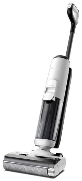 Вертикална прахосмукачка Tineco iFloor 5 Breeze, 190W, 30 мл/мин, 0.8 л мръсна/0.7 л чиста, Сушене на четката, Лесно маневриране, Бял/сив