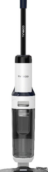 Вертикална безкабелна прахосмукачка Tineco Floor One S5 Stretch Extreme, 220W, 18000 Pa, Сухо/Мокро, 0.72 л мръсна/0.8 л чиста, Автономия 40 мин, iLoop сензор, Черен/бял
