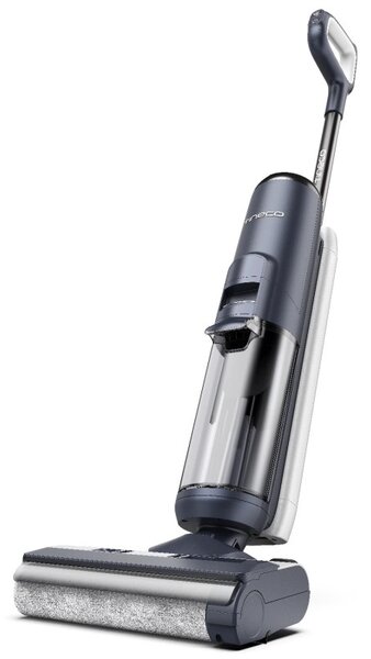 Вертикална прахосмукачка Tineco Floor One S5 Extreme, 220W, Сухо/Мокро, 0.72 л мръсна/0.8 л чиста, Wi-Fi, Автономия 35 мин, 90 м2, Wi-Fi, Дисплей, Черен