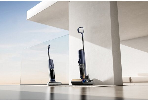 Вертикална прахосмукачка Tineco Floor One S6 Flashdry Pet FW144000DE, 220W, 0.7 л мръсна/0.8 л чиста/0.8 л прах, Автономия 35 мин, iLoop сензор, Технология MHCBS, 130 м2, Черен