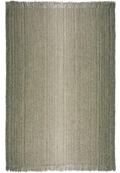 Килим от юта в зелено омбре, 60x110 см, Flair Rugs