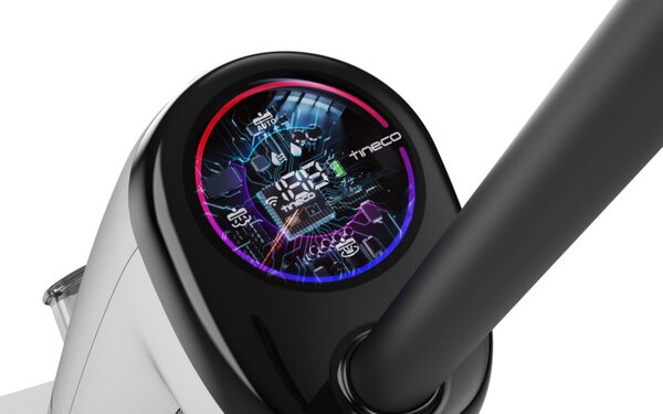 Вертикална прахосмукачка Tineco Floor One S7 Steam Plus 4В1, 240W, Сухо/Мокро, 0.7 л мръсна/0.8 л чиста, LED екран и осветление, Пара + сушене, Бял/черен